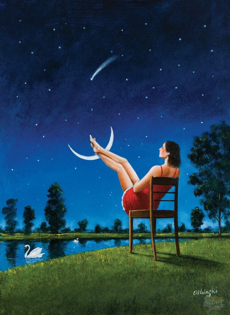 Rafał Olbiński-„Romancing the Moon"