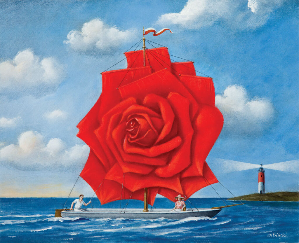 Rafał Olbiński-Imię róży