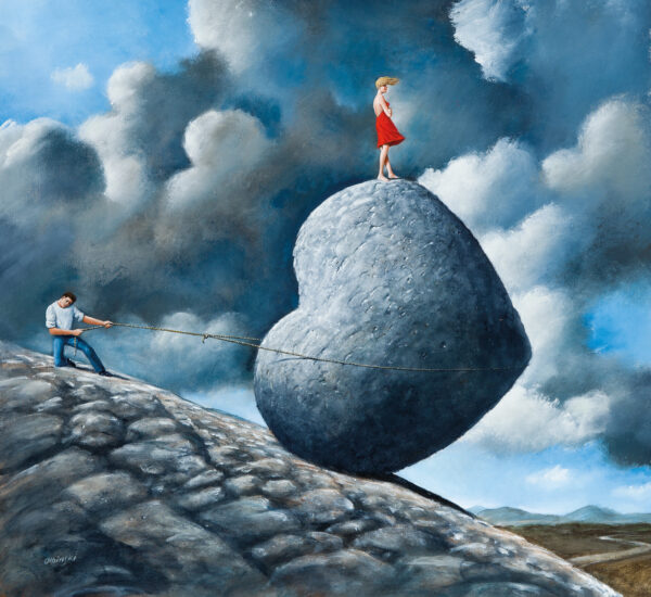 Rafał Olbiński-Love is a Hard Labor