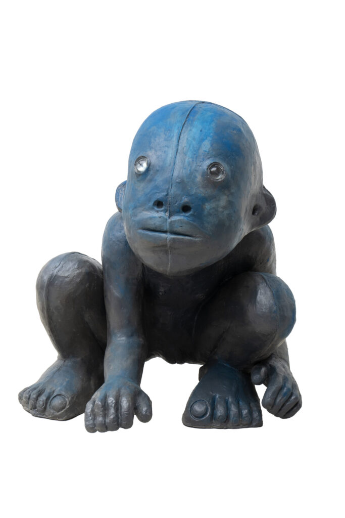 Sylwester Ambroziak-Dziewczynka przykucnięta z serii „Niewiniątka”